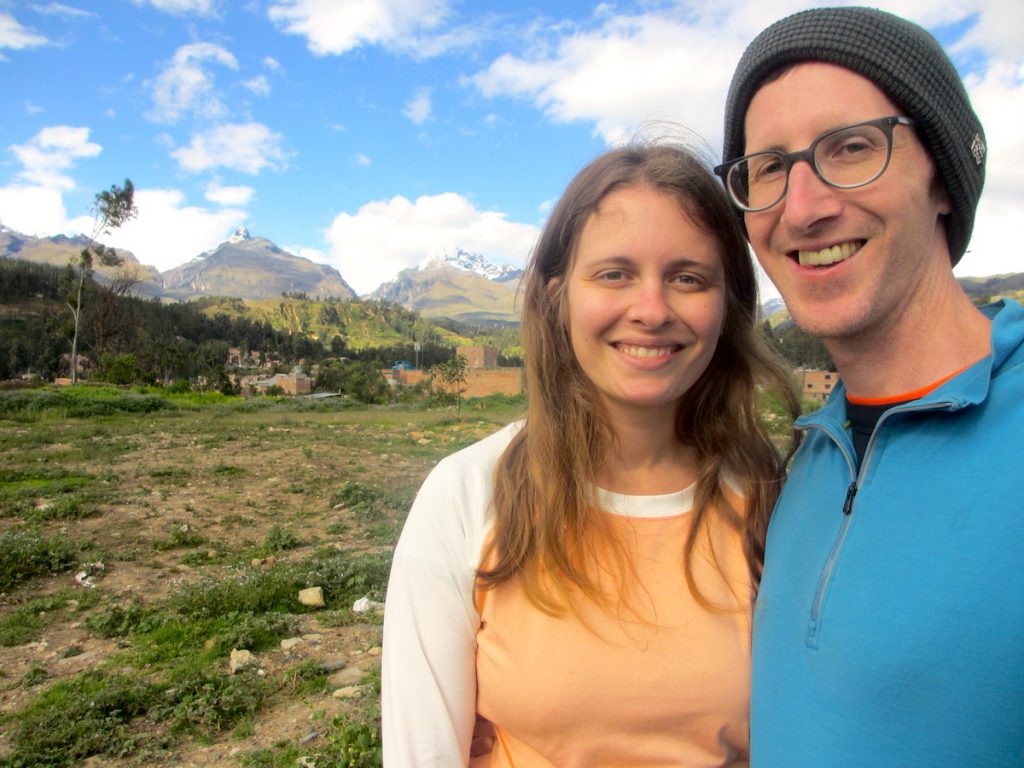 Sharon and Nathan in Huaraz, Peru